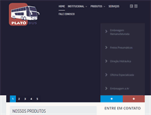 Tablet Screenshot of platobus.com.br